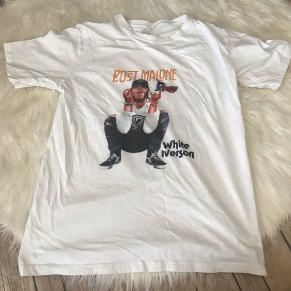 white iverson t shirt